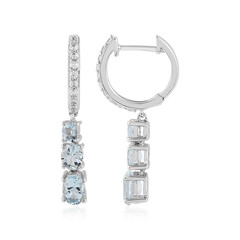 Orecchini in argento con Acquamarina
