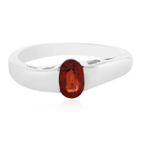 Anello in argento con Rubino Tramonto