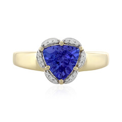 Anello in oro con Tanzanite AAA (AMAYANI)