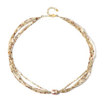 Collana in argento con Perla d'Acqua Dolce Pesca (Riya)