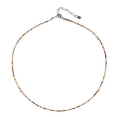 Collana in argento con Zircone Canarino
