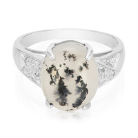Anello in argento con Agata Dendritica