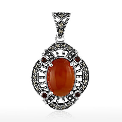 Ciondolo in argento con Corniola (Annette classic)