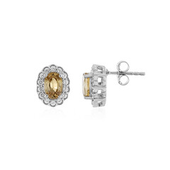 Orecchini in argento con Zircone Canarino