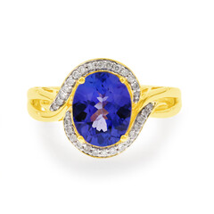 Anello in oro con Tanzanite AAA (CIRARI)