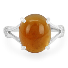 Anello in argento con Aragonite Capillitas