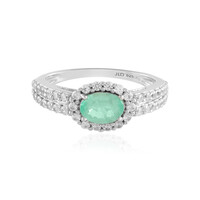 Anello in argento con Smeraldo Russo