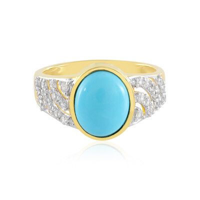 Anello in argento con Turchese Sleeping Beauty