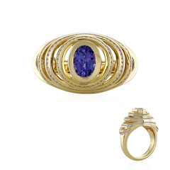 Anello in oro con Tanzanite AAA (de Melo)