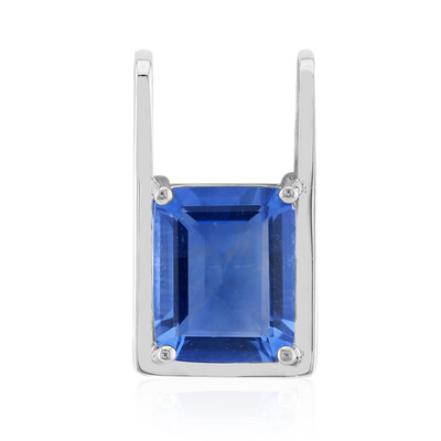 Ciondolo in argento con Fluorite Cangiante (Pallanova)