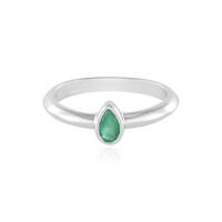 Anello in argento con Smeraldo Brasiliano