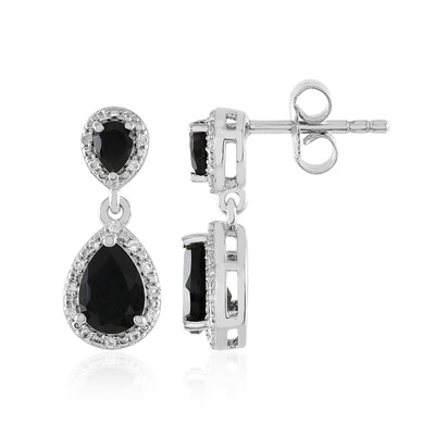 Orecchini in argento con Onice Nero