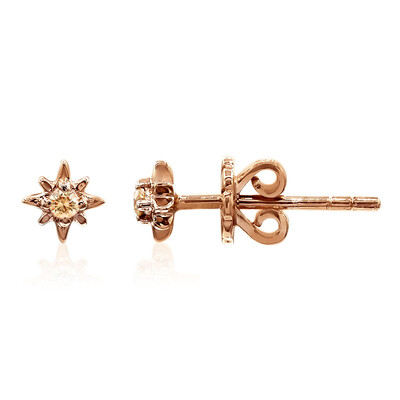 Orecchini in oro con Diamante Rose de France SI1 di Argyle (Annette)
