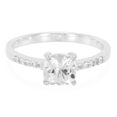 Anello in argento con Goshenite