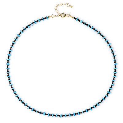 Collana in argento con Spinello Nero