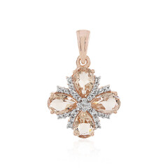 Ciondolo in oro con Morganite