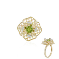 Anello in oro con Peridoto (Ornaments by de Melo)