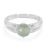 Anello da uomo in argento con Acquamarina