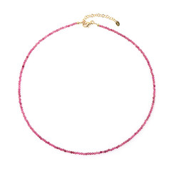 Collana in argento con Tormalina Rosa