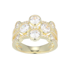 Anello in argento con Zircone (Adela Silber)