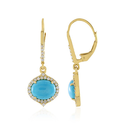 Orecchini in argento con Turchese Sleeping Beauty (Faszination Türkis)
