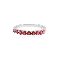 Anello in argento con Spinello Rosso