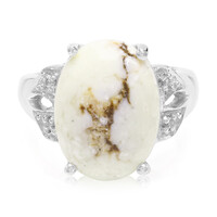 Anello in argento con Magnesite