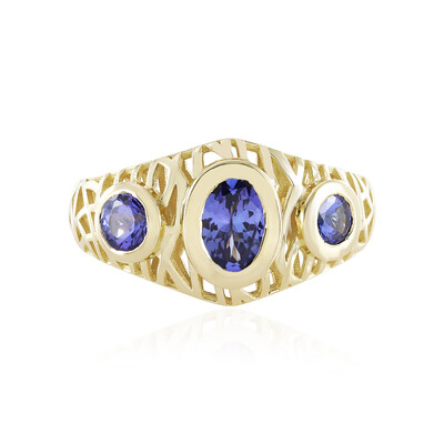 Anello in oro con Tanzanite AAA (Ornaments by de Melo)