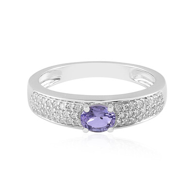 Anello in argento con Tanzanite