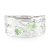 Anello da uomo in argento con Tormalina
