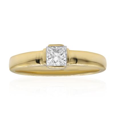Anello in oro con Diamante IF (D) (Annette)