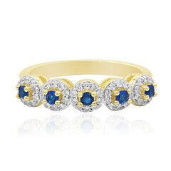 Anello in oro con Haüyne