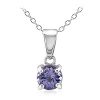 Collana in argento con Tanzanite