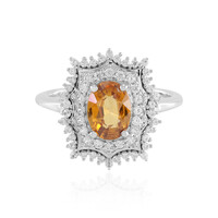 Anello in argento con Zircone Mandarino