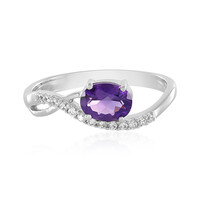Anello in argento con Ametista Siberiana