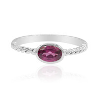 Anello in argento con Rodolite