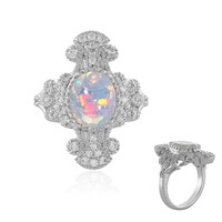 Anello in argento con Opale di Welo