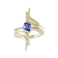 Anello in oro con Tanzanite AAA (de Melo)