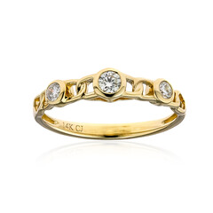 Anello in oro con Diamante I1 (H) (CIRARI)