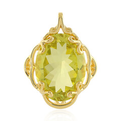 Ciondolo in argento con Quarzo Limone