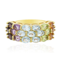 Anello in argento con Granato