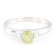 Anello placcato in platino con Tormalina Cuprian