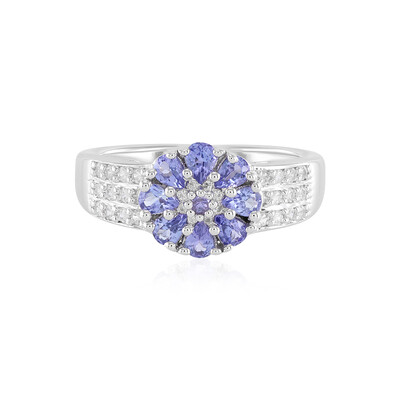 Anello in argento con Tanzanite