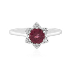 Anello in argento con Granato Malawi