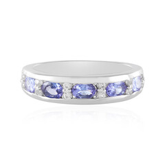 Anello in argento con Tanzanite