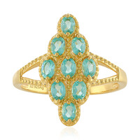 Anello in argento con Apatite Blu