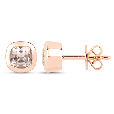 Orecchini in oro con Morganite