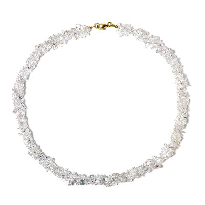 Collana in argento con Quarzo Bianco