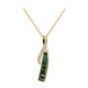 Collana in oro con Smeraldo Zambia AAA (CIRARI)
