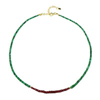 Collana in argento con Smeraldo Brasiliano